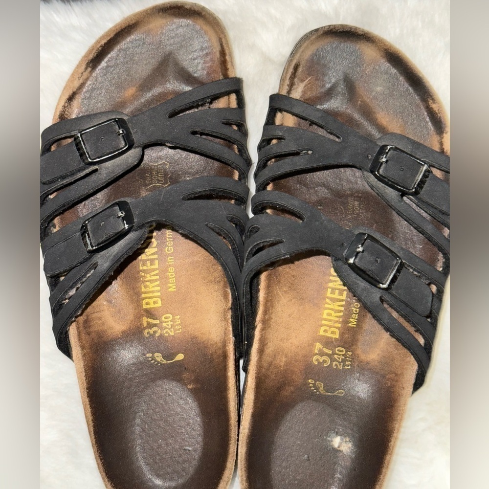 Birkenstock Sandals - 240 - Size 37- US-6 - 6 1/2, Black Sandals - Picture 5 of 6